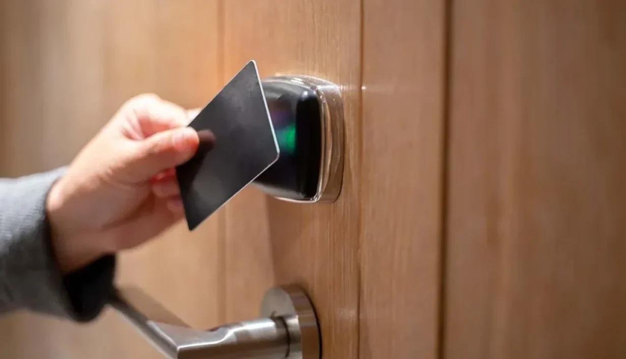 RFID lock mechanism detail
